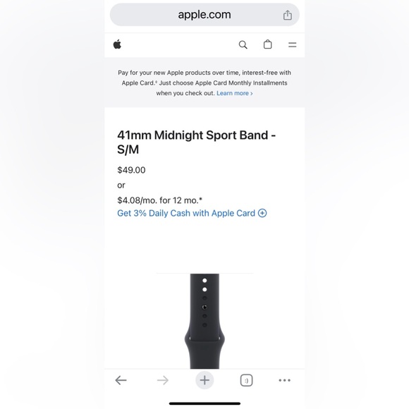 Wholesale lot of 40 Apple Brand 41mm “Midnight” Sports Watch Bands. Unopened. - Picture 2 of 2